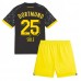 Borussia Dortmund Niklas Sule #25 Bortedraktsett Barn 2023-24 Korte ermer (+ Korte bukser)